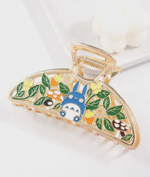 Unieke Haarclips Dames - Schattige Cartoon Draak, Kat & Vlam Designs | Grote Klemmen