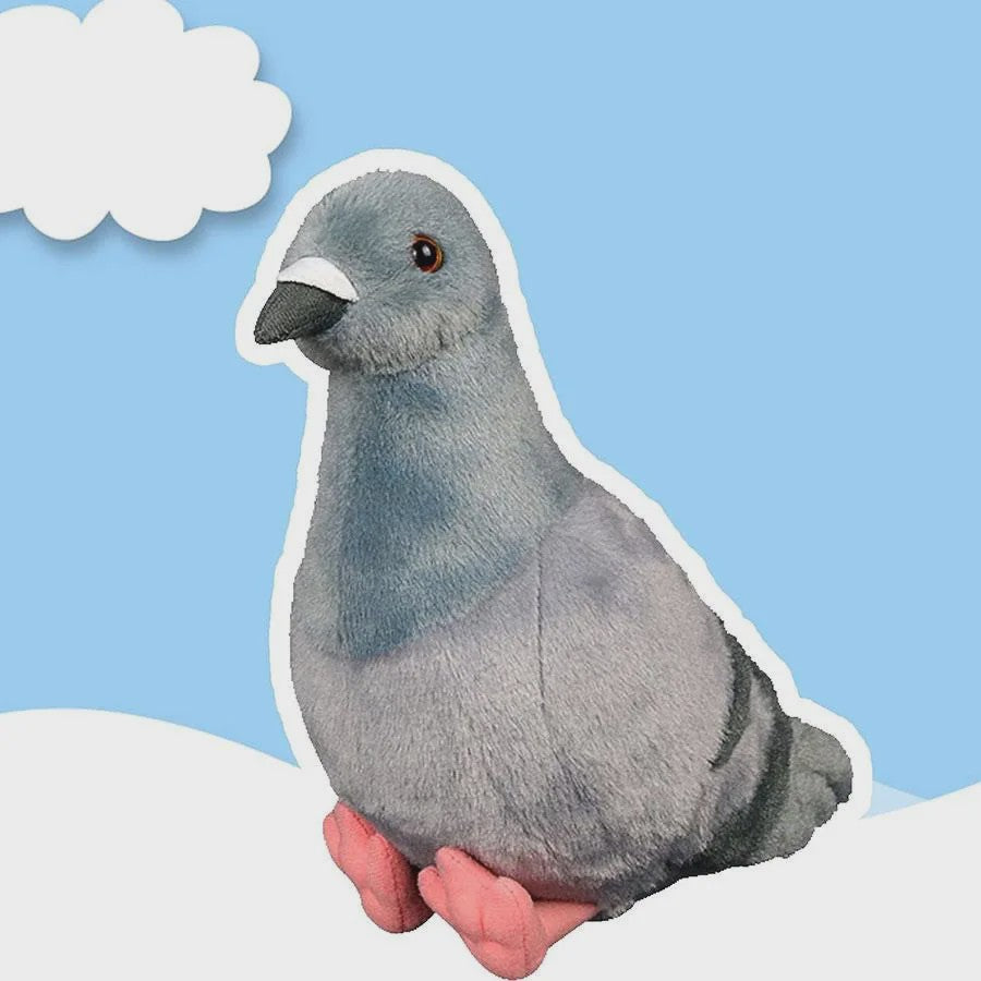 Schattige Pluche Duif Knuffel - 20cm Kawaii Duiven Speelgoed