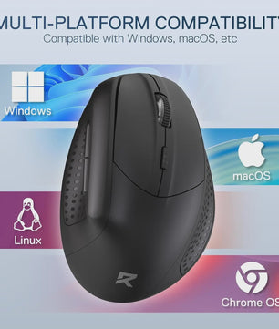 Redragon BM-4033 Verticale Ergonomische Muis - Draadloos, 4000 DPI