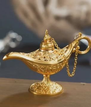 Retro Aladdin Olie Lamp Geurbrander - Decoratieve Aromatherapie Brander