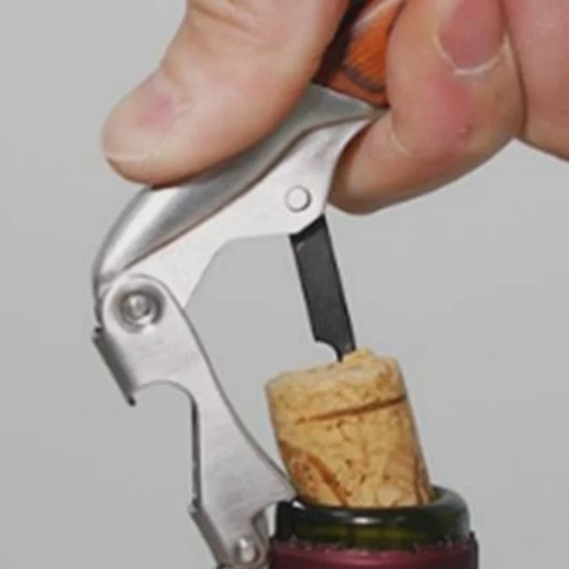 Multifunctionele Flesopener met Comfortabele Grip - Kurkentrekker & Kroonkurkopener