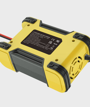 Foxsur Slimme Automatische Acculader 12V/24V met Digitaal Display en Reparatie Modus