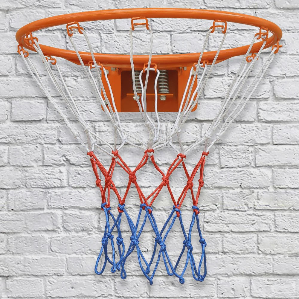 Professionele Dubbele Veer Basketbalring - Duurzaam Staal, Schokabsorberend, Weerbestendig voor Binnen & Buiten