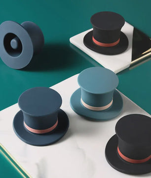 Unieke Wijnflesstopper 'Magic Hat' - Siliconen Afsluiting voor Flessen