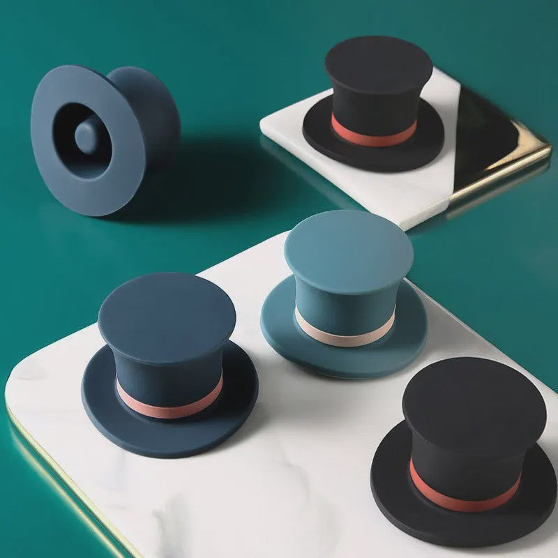 Unieke Wijnflesstopper 'Magic Hat' - Siliconen Afsluiting voor Flessen
