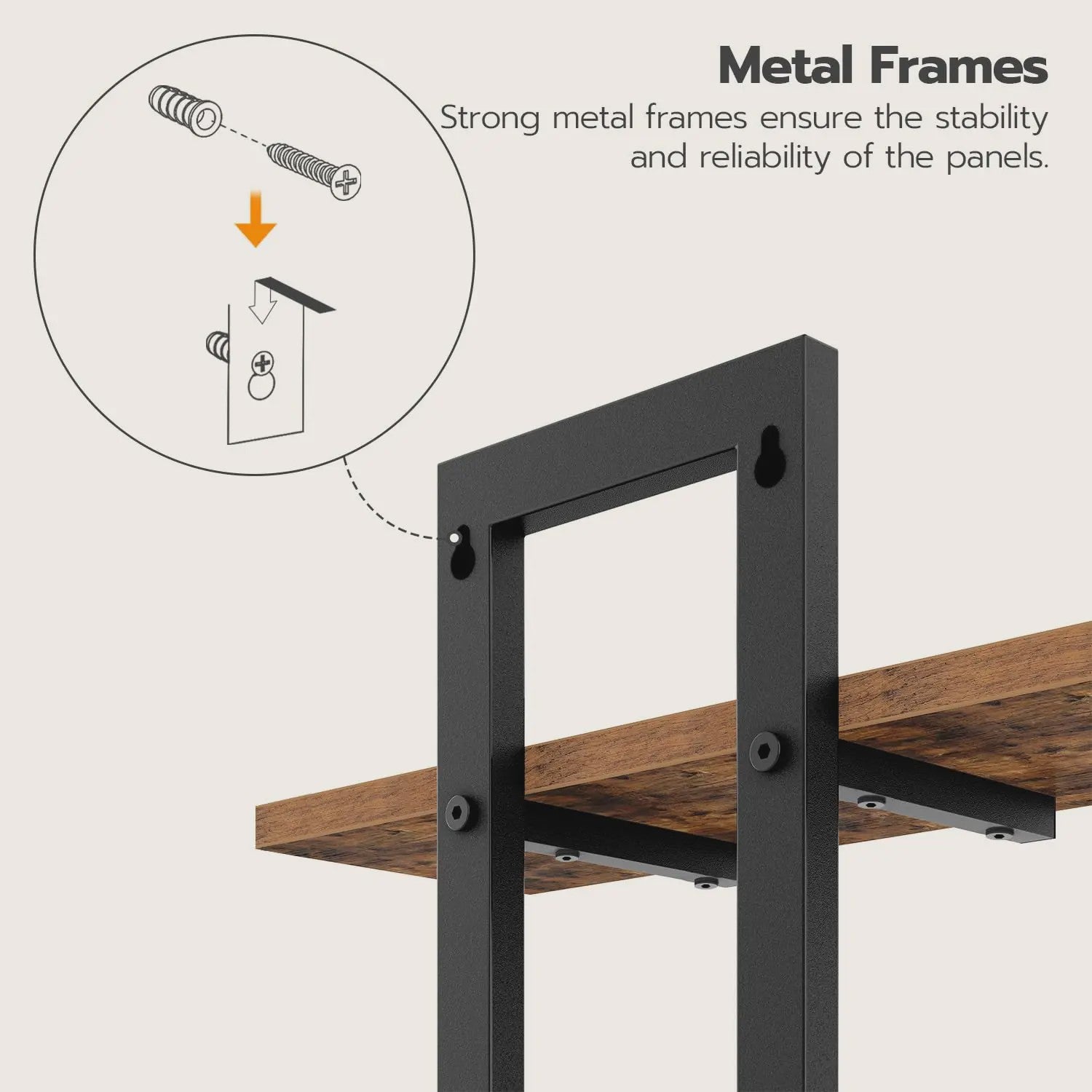 Zwevende Wandplanken Set van 2 - Decoratieve en Functionele Opbergplanken voor Woonkamer, Slaapkamer en Keuken