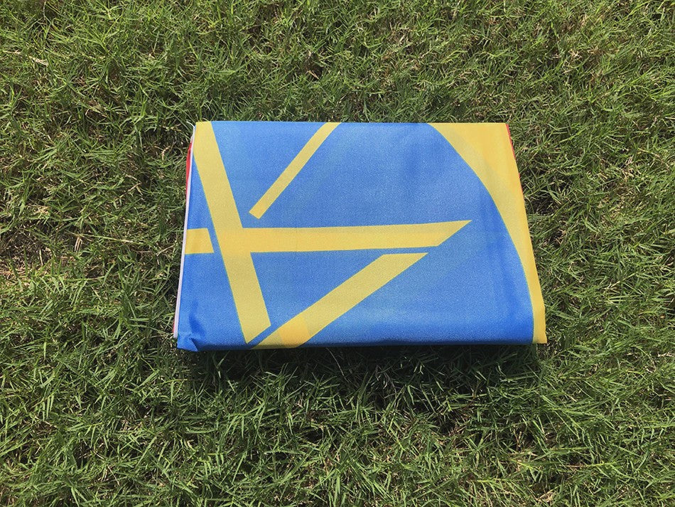 Ethiopië Vlag 90x150cm - Polyester Nationale Vlag voor Binnen en Buiten
