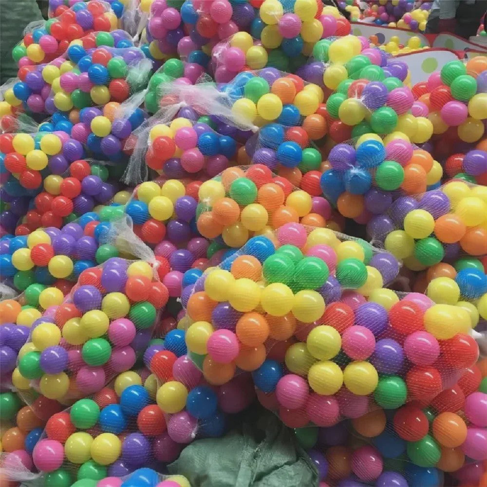 100x Kleurrijke Zachte Ballen voor Zwembad, Speeltent & Ballenbak - Eco-vriendelijk Baby Speelgoed