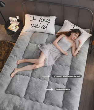 Luxe Lamsvel Matras Topper - Extra Zacht & Warm - Geschikt voor Slaapzaal & Thuis