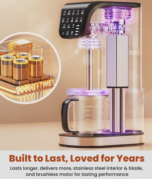 Automatische IJsmachine 12-in-1: Maak IJsl, Sorbet, Frozen Yogurt & Smoothies