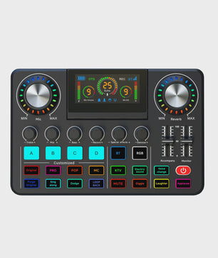 Live Sound Card YAMNWEO: Professionele Audio Mixer voor Streaming, Podcasting & Karaoke