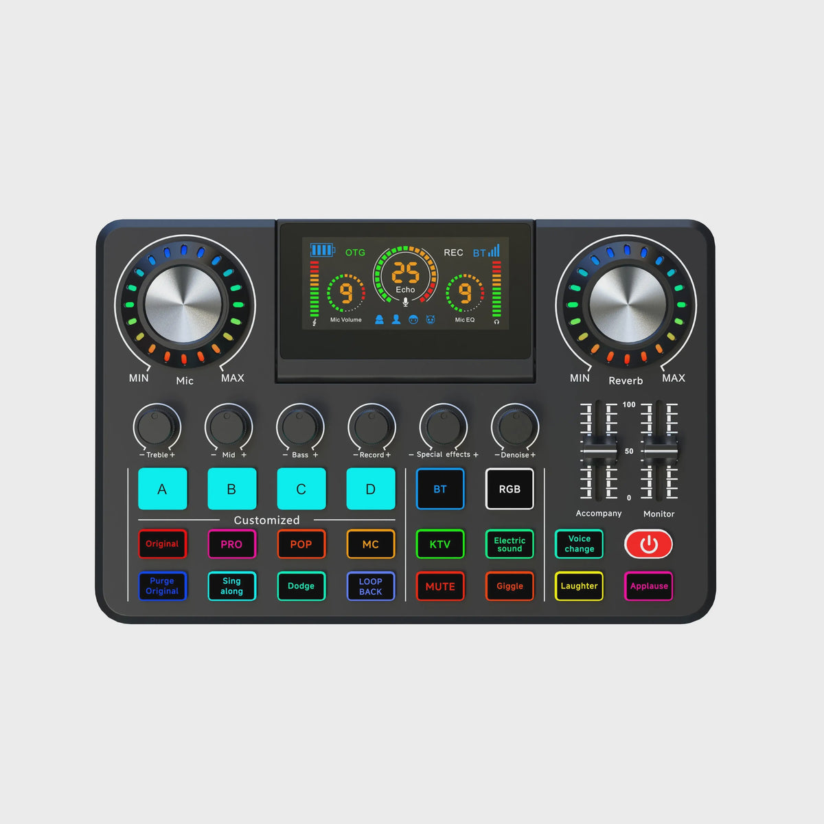 Live Sound Card YAMNWEO: Professionele Audio Mixer voor Streaming, Podcasting & Karaoke