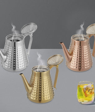 RVS Theepot met Infuser - 1.65L - Anti-Roest - Ideaal voor Thuis, Restaurant & Camping
