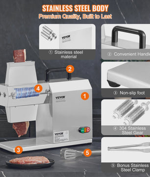 Professionele Elektrische Vleesvermalser 480W - SediaXL