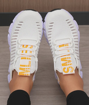Ademende Sportschoenen Dames - Lichtgewicht Mesh, Comfortabele Zachte Zool, Casual Sneakers