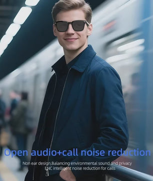 Smart AI Bril met Camera, Vertaling & Bluetooth - Fotografeer & Bel Handsfree