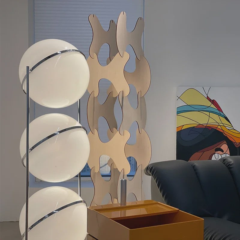 Moderne Witte Acryl Ronde LED Vloerlamp voor Woonkamer & Slaapkamer