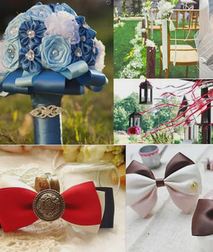 Satijnen Lint - 34 Kleuren & Diverse Breedtes (6-50mm) - Perfect voor Knutselen & Decoratie