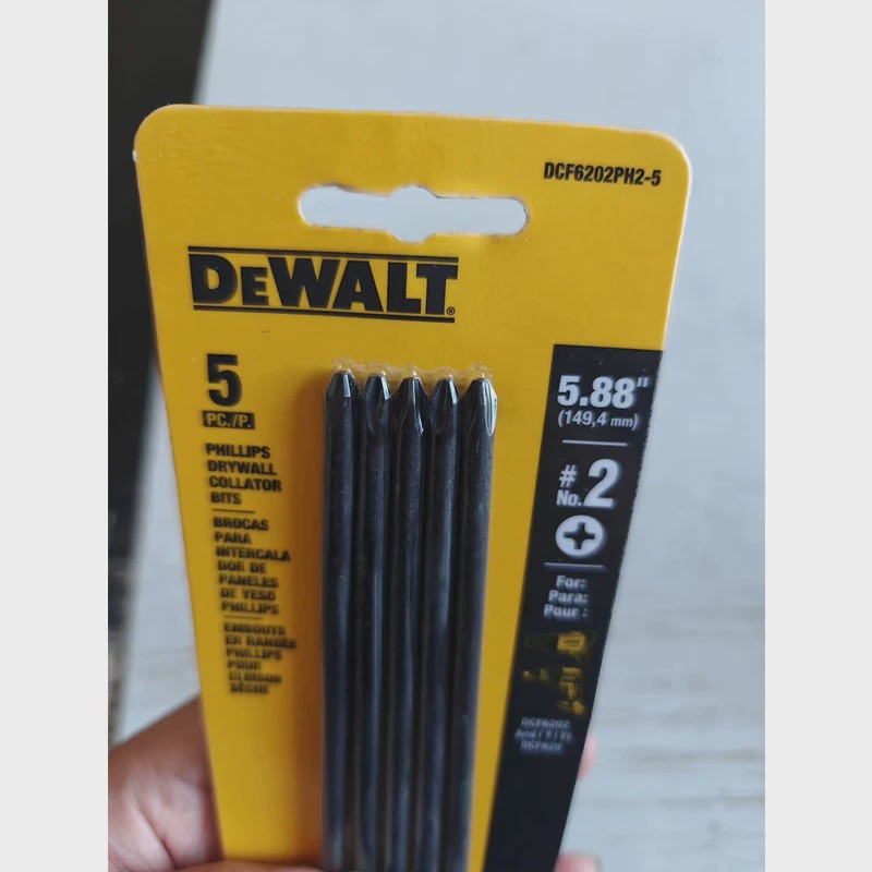 DEWALT DCF6202PH2-5 Set van 5 Stuks PH2 Drywall Collator Bits - 5.88 Inch