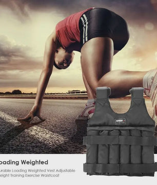 Verstelbaar Gewichtsvest 20/50 kg - Ideaal voor Fitness, Boksen en Hardlopen