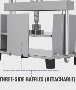 Handmatige Papierpers Machine 30.5x22 cm - Robuust Staal voor Boekbinden & Papierproductie