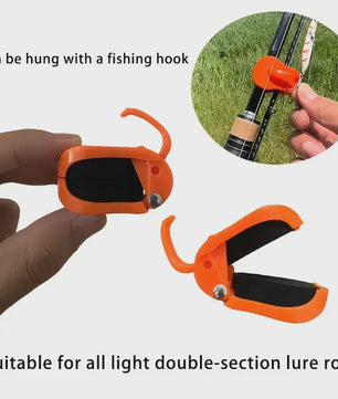 2x Hengelhouder Clip - Snel Bevestigen, Éénhandig Gebruik, Tool-Free