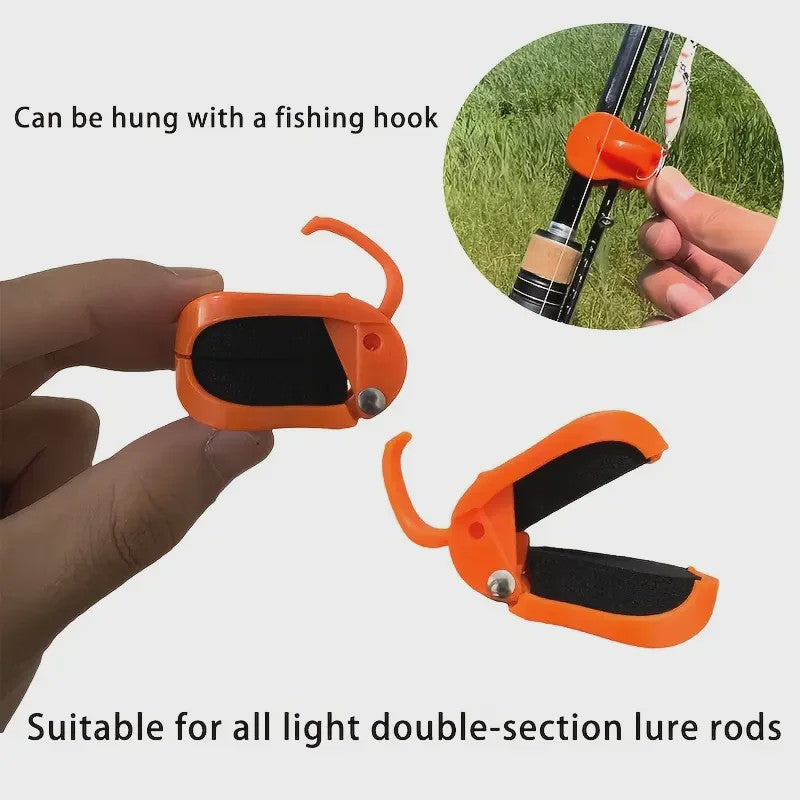 2x Hengelhouder Clip - Snel Bevestigen, Éénhandig Gebruik, Tool-Free