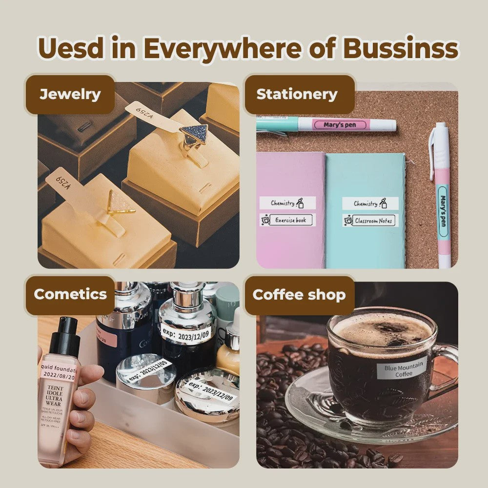 Phomemo Q30 Mini Label Printer: Draagbare Draadloze Sticker Printer