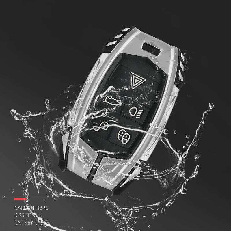 Luxe Autosleutel Cover Hoesje voor Land Rover & Jaguar - Beschermend & Stijlvol