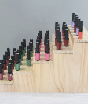 Houten Display Rek - Presenteer Parfum, Cosmetica & Sieraden