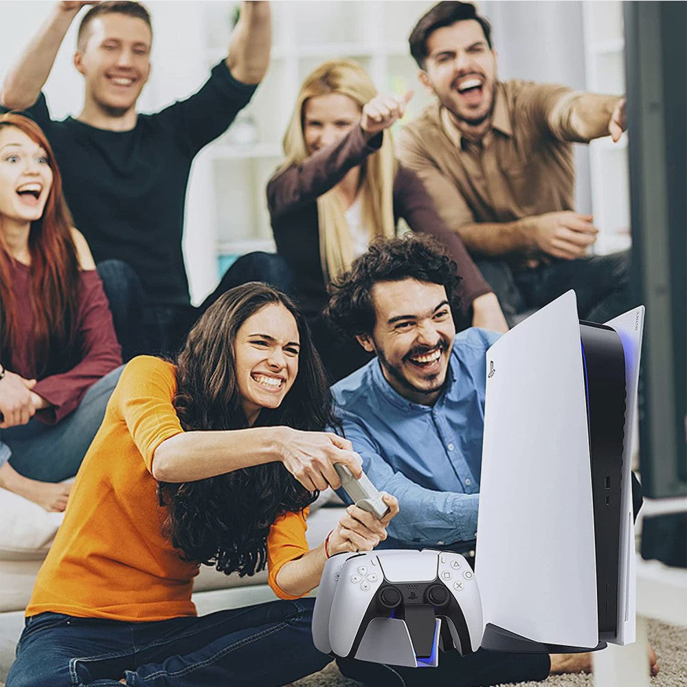 Dubbel Laadstation voor PS5 DualSense Controllers - Snel en Veilig Opladen