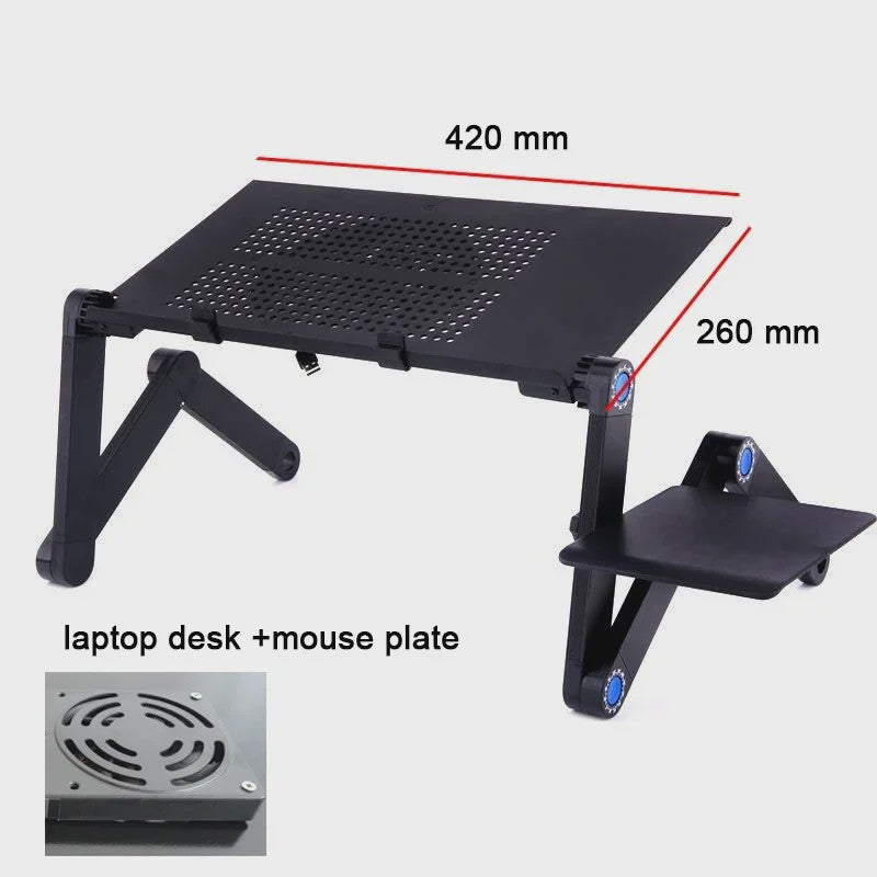 Verstelbaar Laptoptafel Bureau met Muisplank - Ergonomisch & Draagbaar