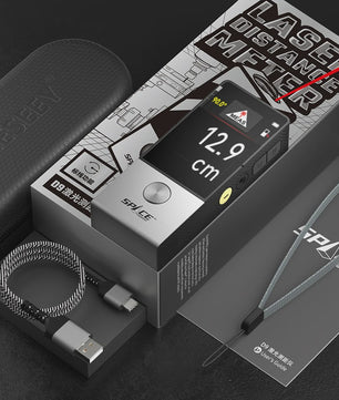 MILESEEY D9 Laser Afstandsmeter: Multifunctioneel met Wiel, Spraakuitvoer & Bluetooth