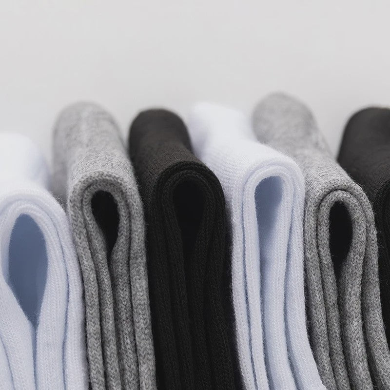 5 Paar Heren Sokken - Comfortabel, Ademend & Veelzijdig voor Zakelijk, Casual en Sport