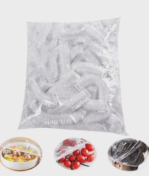 Wegwerp Voedselhoezen - Elastische Plastic Zakjes voor Beker, Kom en Keuken - Vershoud Folie (20-500 stuks)