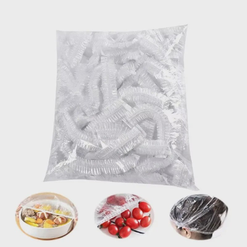 Wegwerp Voedselhoezen - Elastische Plastic Zakjes voor Beker, Kom en Keuken - Vershoud Folie (20-500 stuks)