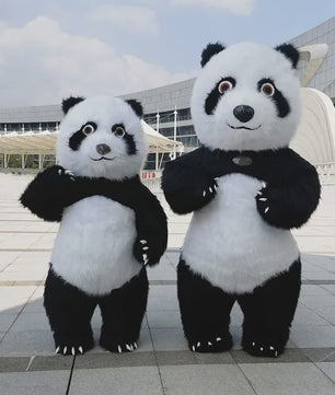 Opblaasbaar Panda Kostuum - Volwassen Maat voor Feestjes, Halloween & Cosplay