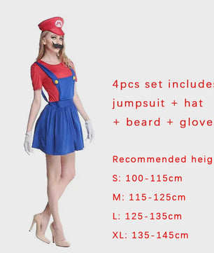 Super Mario & Luigi Cosplay Kostuum voor Volwassenen - Feest & Halloween