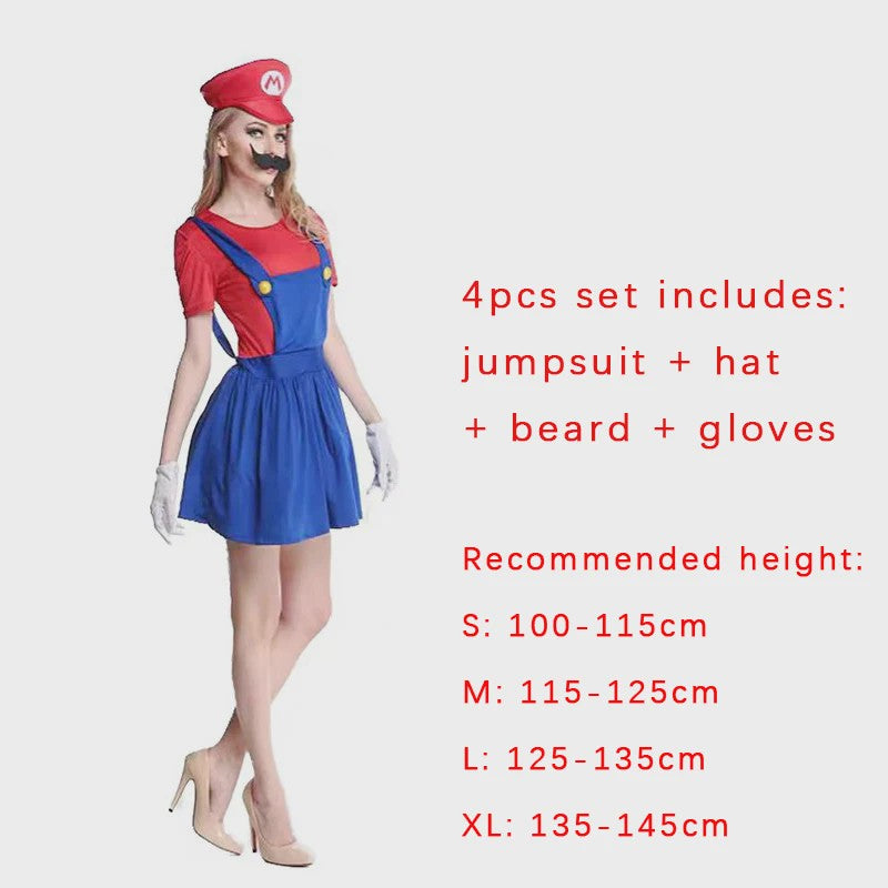 Super Mario & Luigi Cosplay Kostuum voor Volwassenen - Feest & Halloween