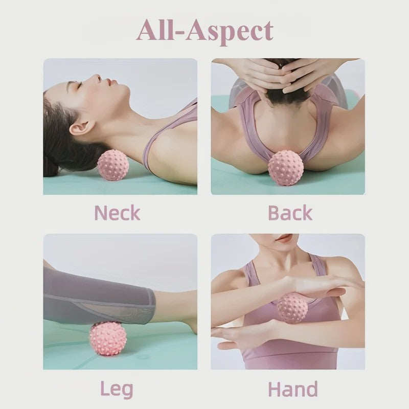 Massagebal met Verhoogde Punten - Ideaal voor Fascia, Rug, Voet & Yoga