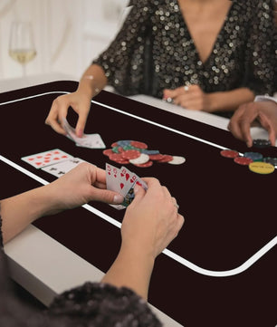 Professionele Poker Tafelmat 120x60cm - Anti-slip Rubber voor Texas Hold'em Partijen