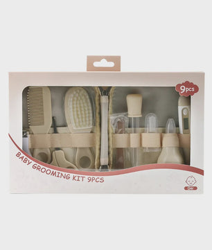 Complete Baby Verzorgingsset 9 Delig - Essentiële Baby Hygiëne Kit