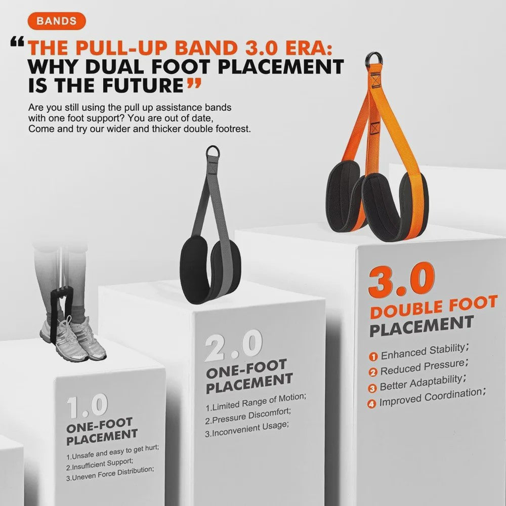Verstelbare Pull-Up Assist Band voor Krachttraining & Fitness