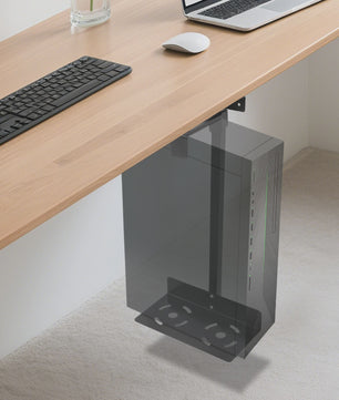 Verstelbare Computer Case Houder voor Onder het Bureau - PC Toren Beugel