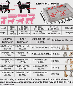 Luxe Vierkante Hondenkussen - Waterdicht & Bite-Resistant - Comfortabel voor Grote Honden en Katten