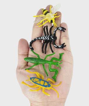 Realistische Insecten Speelgoed Set - Vlinder, Bij, Spin, Krekel & Meer - Educatief Speelgoed