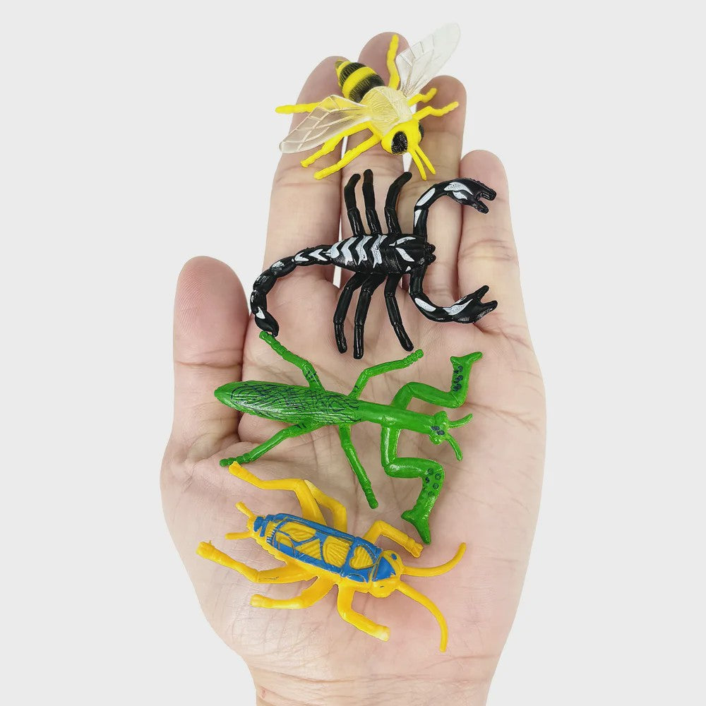Realistische Insecten Speelgoed Set - Vlinder, Bij, Spin, Krekel & Meer - Educatief Speelgoed