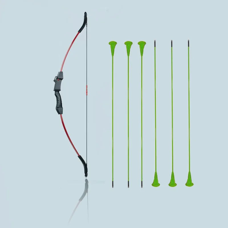 Kinder Recurve Boog en Zuignap Pijl Set - Junior Boogschieten Training 15-18lbs 42 inch