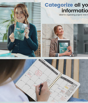Academische Planner 2026-2027 A5 - Week & Maand - Spiraalbinding