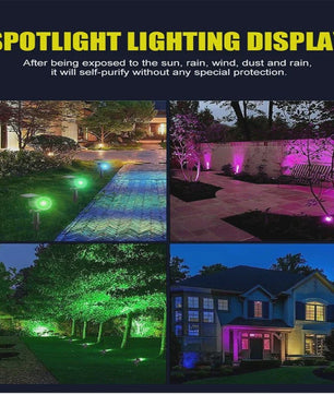 Verstelbare Solar Spotlight 9 LED - Waterdicht IP65 - Tuin, Pad & Muurverlichting